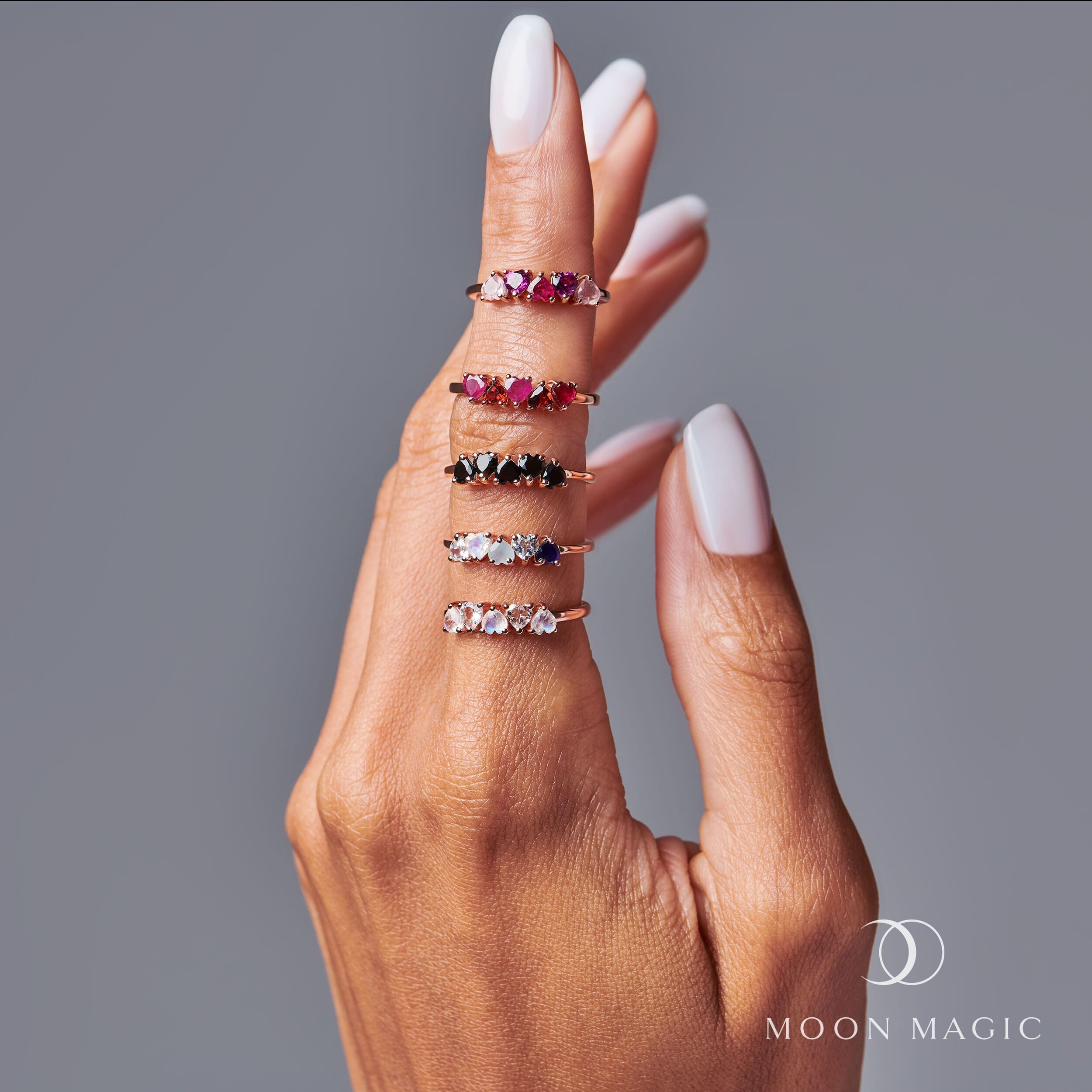 Blue Gradient Multigem Ring - Crush On You、mySite、hinf8tx79