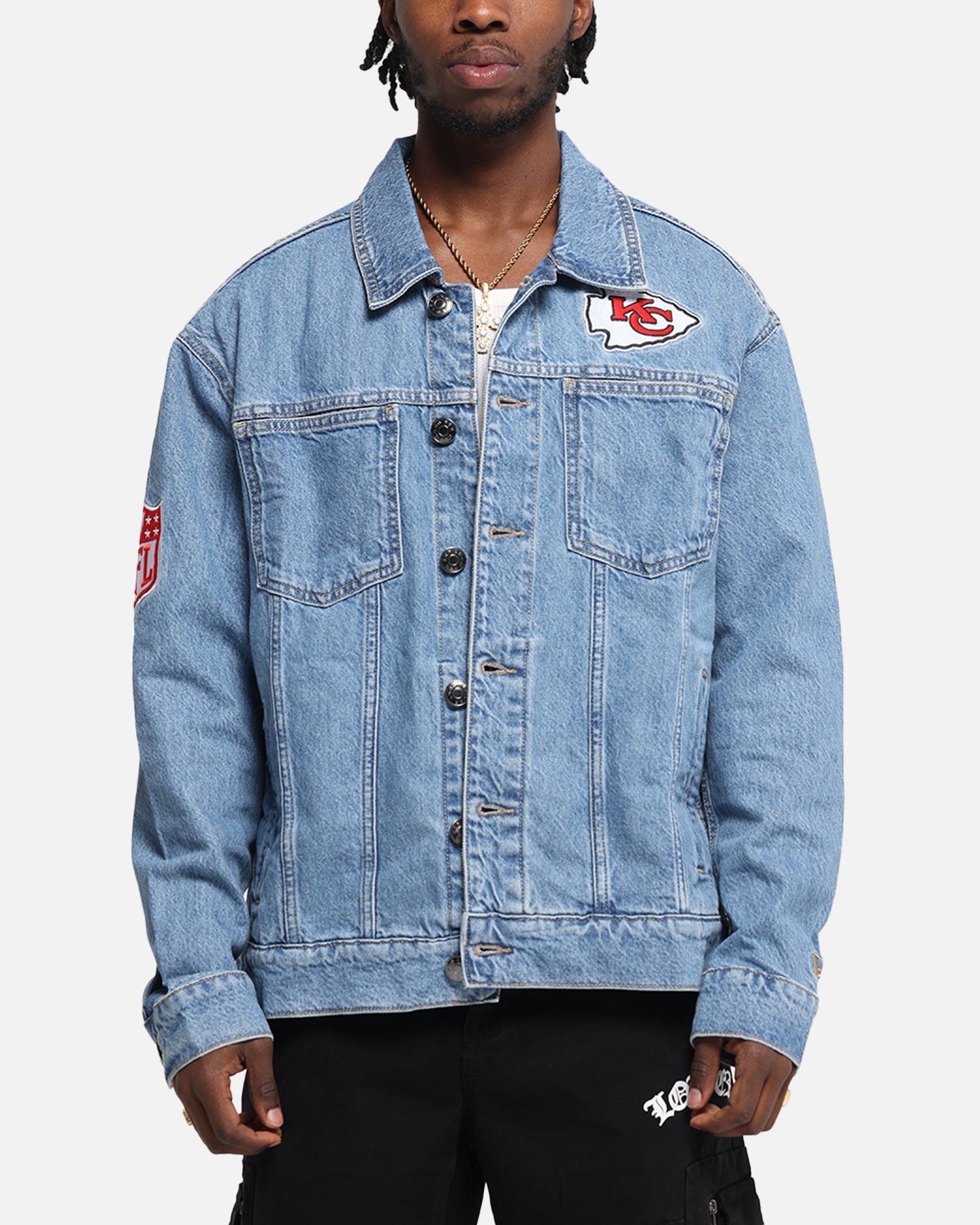 New Era Kansas City Chiefs NFL Denim Jacket Dark Blue、mySite、zt4zffjzw