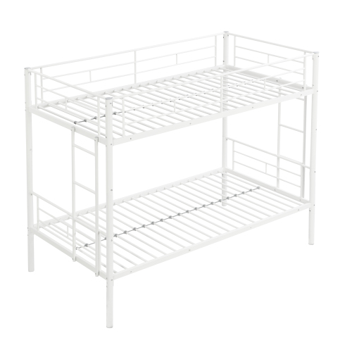 METAL BUNK BED WHITE、、casual