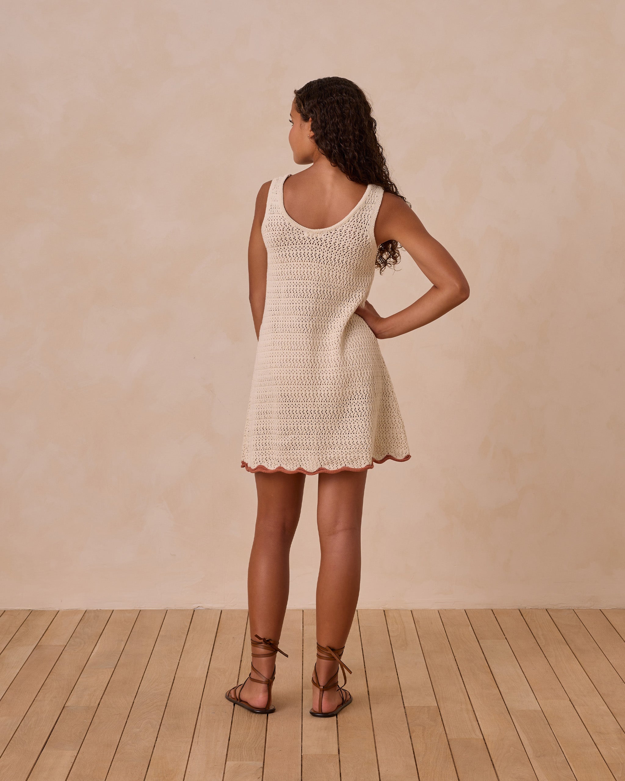  Crochet Tank Mini Dress || Natural、mySite、layawaytickets