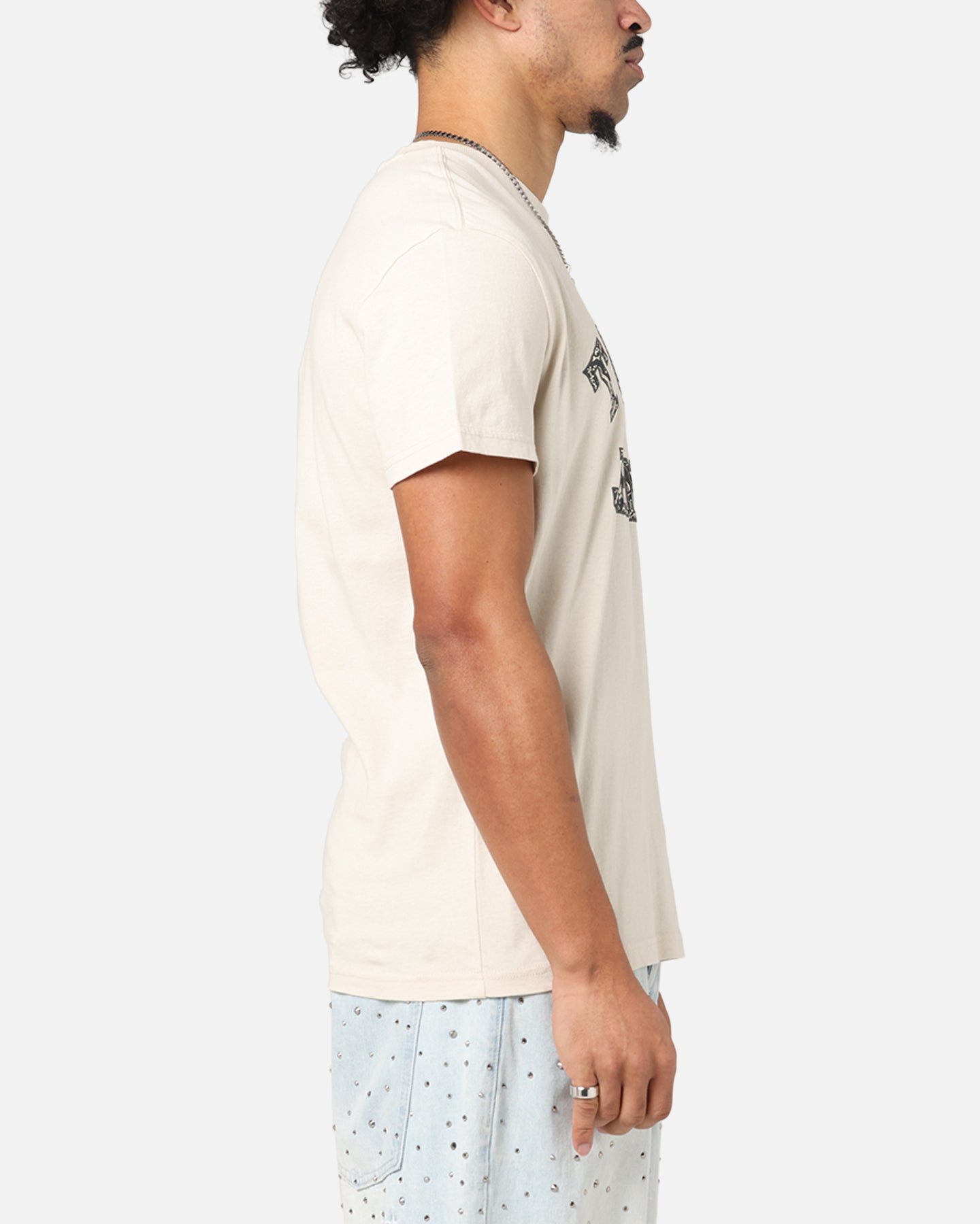 Tommy Jeans Regular Paisley College T-Shirt Newsprint、mySite、zt4zffjzw