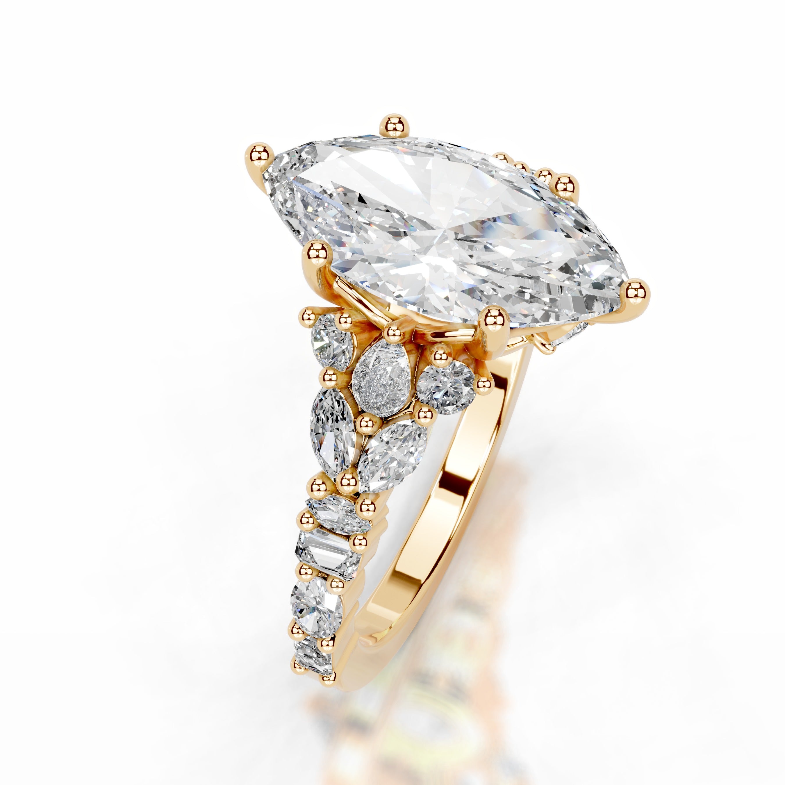 Tula Lab Grown Diamond Ring - 18K Yellow Gold、mySite、hinf8tx79