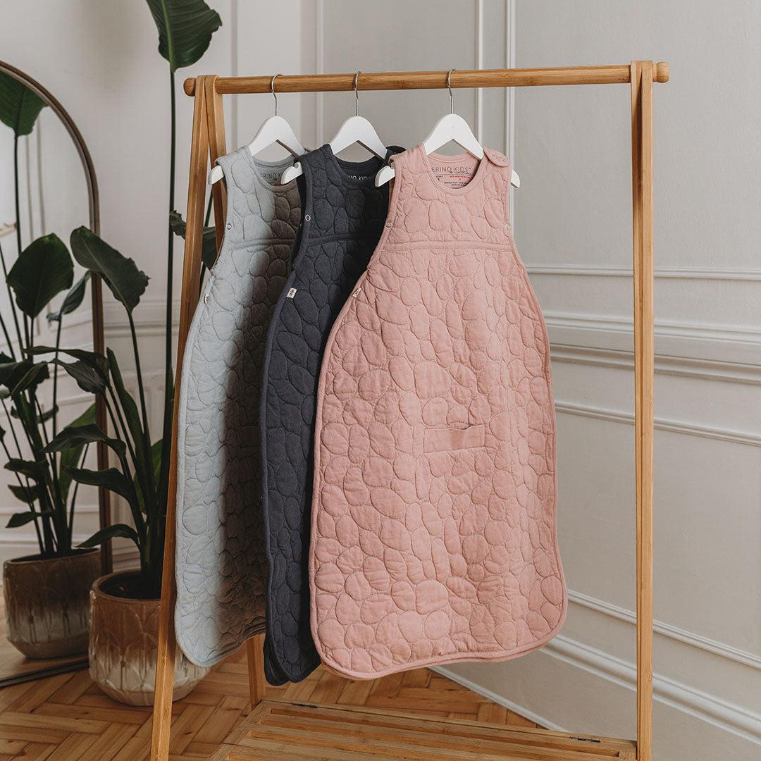  Merino Kids Go Go Sleeping Bag - Winter Weight - Quilted Riverstone - Light Grey、mySite、merchandisen