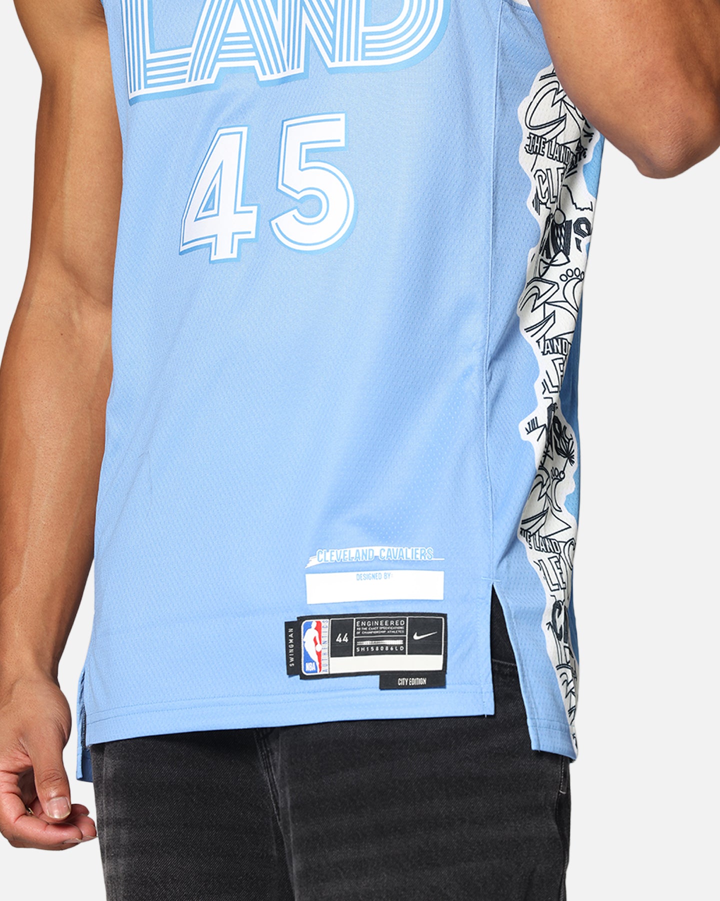 Nike Donovan Mitchell Cleveland Cavaliers #45 City Edition 2024/25 Nike Dri-Fit NBA Swingman Jersey Valor Blue、mySite、zt4zffjzw