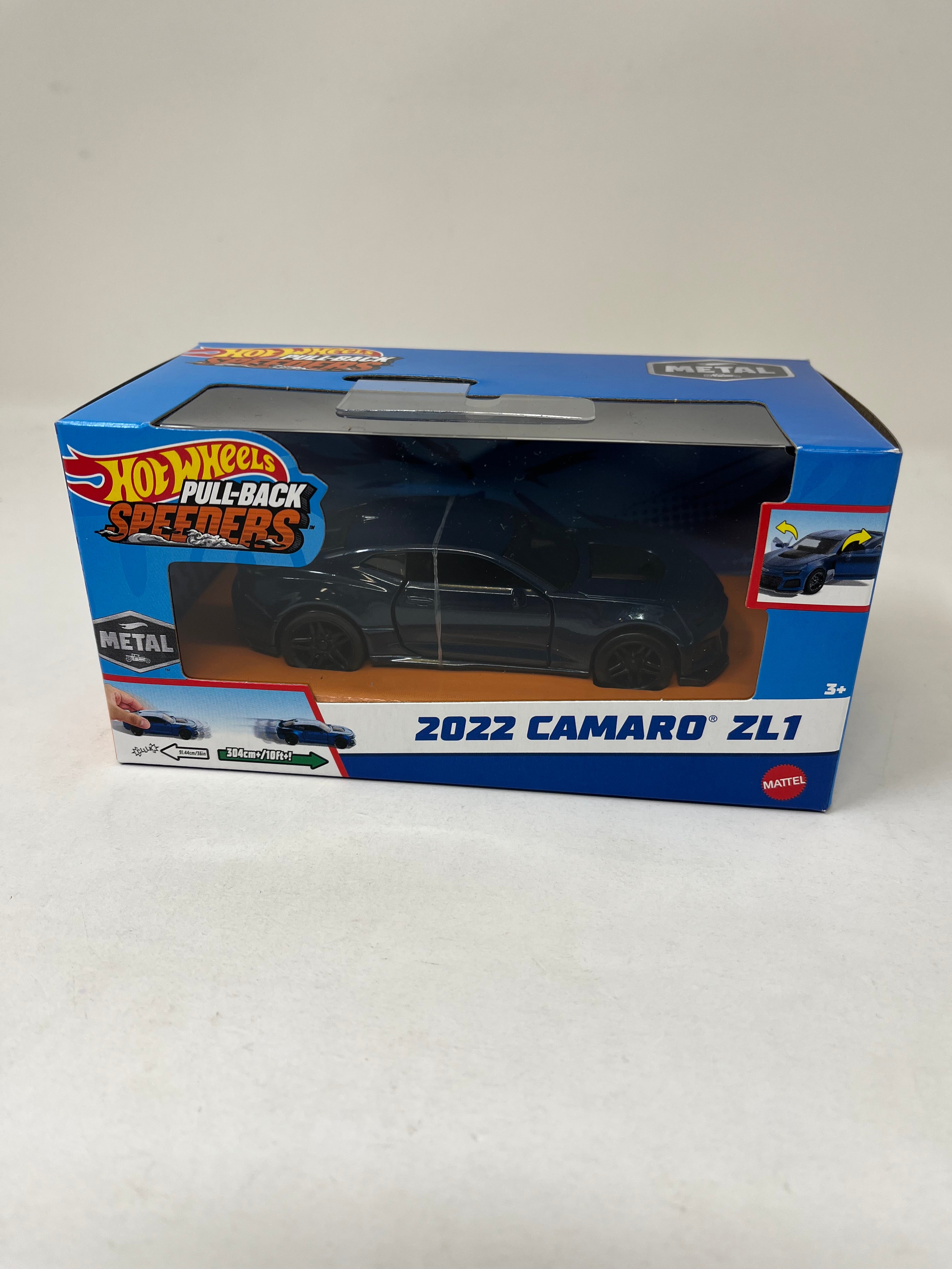2022 Camaro ZL1 * BLUE * 2024 Hot Wheels Pull-Back Speeders 1:43 scale、mySite、hgirdovlk