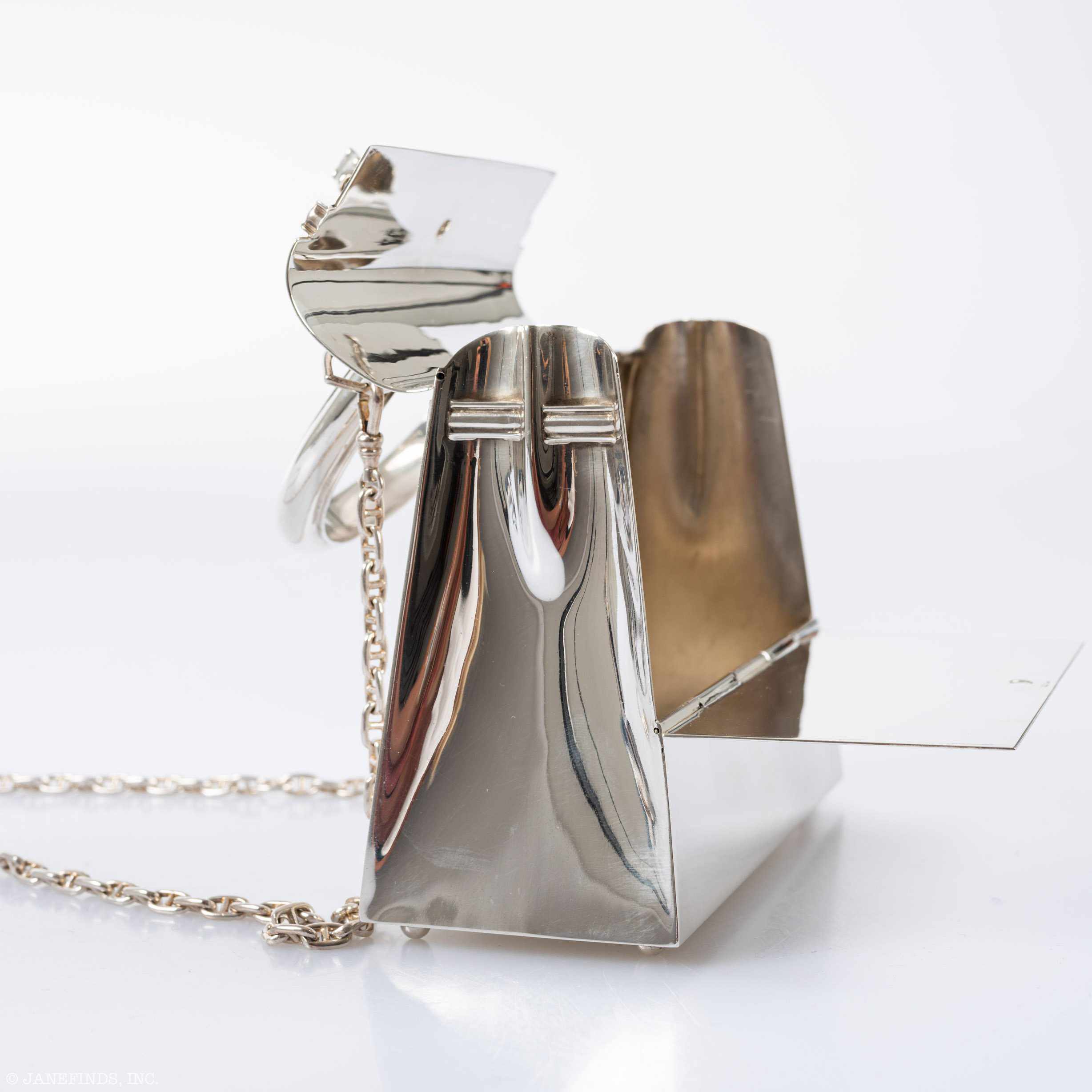 Hermès Ultra-Rare Mini Kelly in Sterling Silver, 1990s、mySite、garminoutage.com