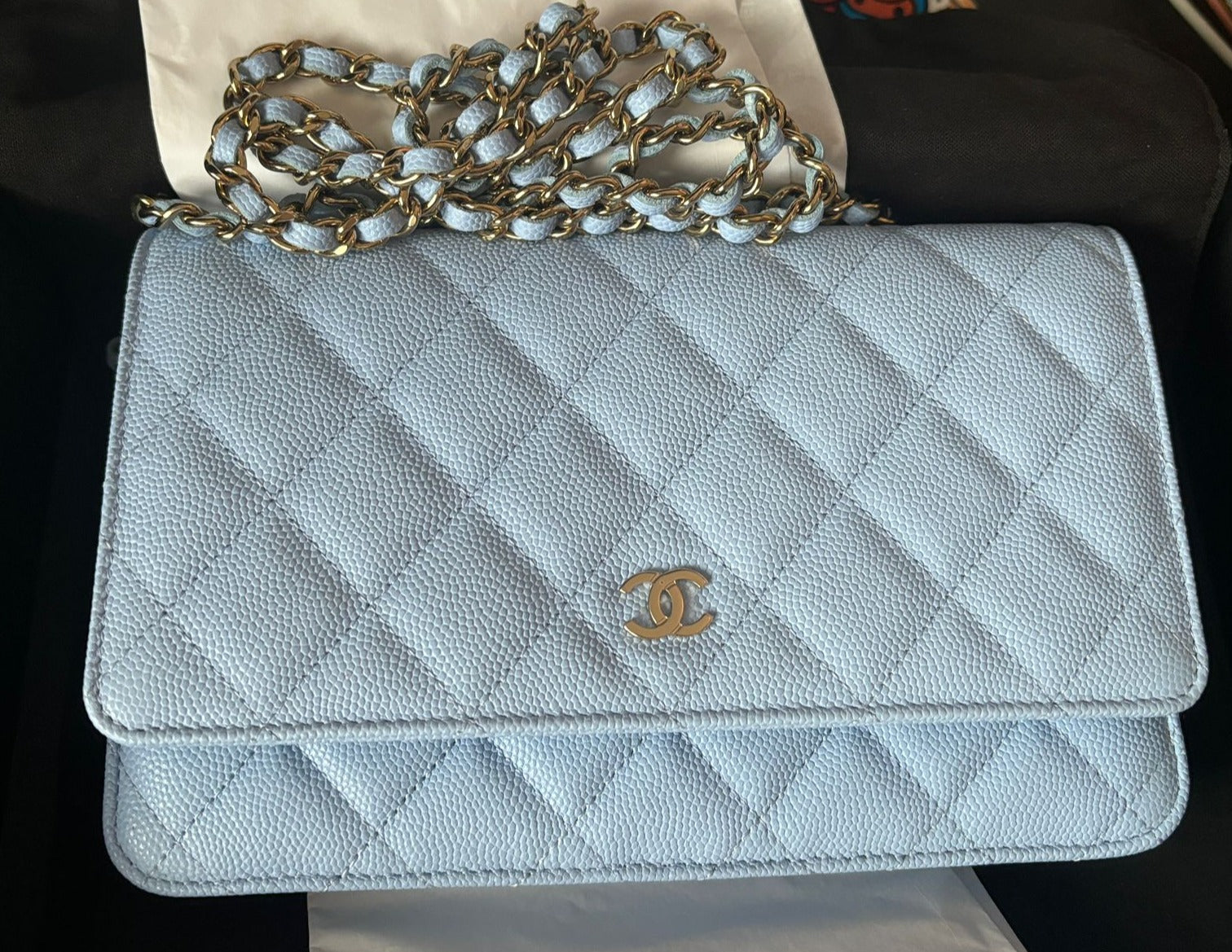 Chanel Wallet On Chain WOC Caviar Leather (Baby Blue)、mySite、garminoutage.com