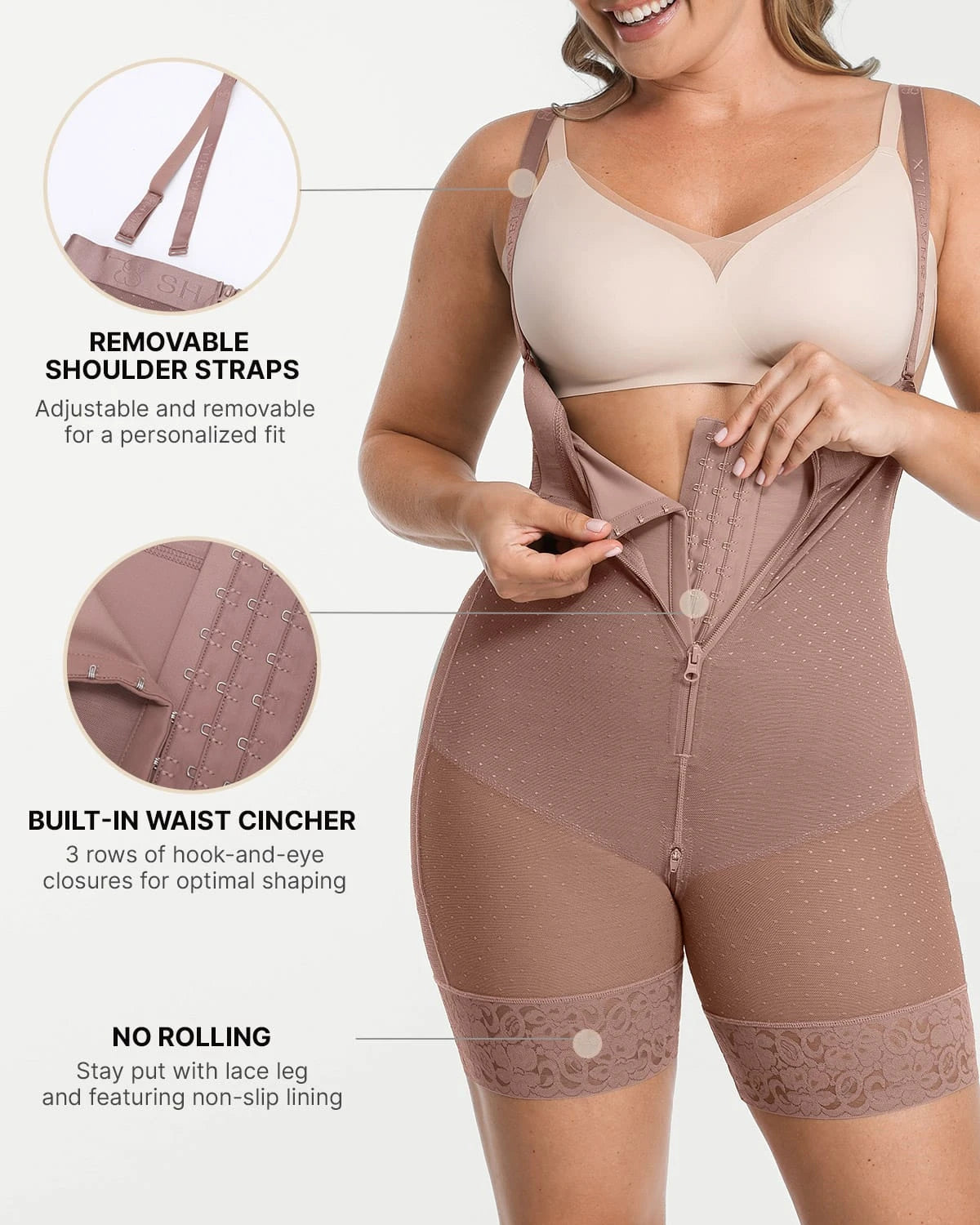 AirSlim® High Waist Butt-Lifting Polka Dot Shorts、mySite、bengalsvssteelers