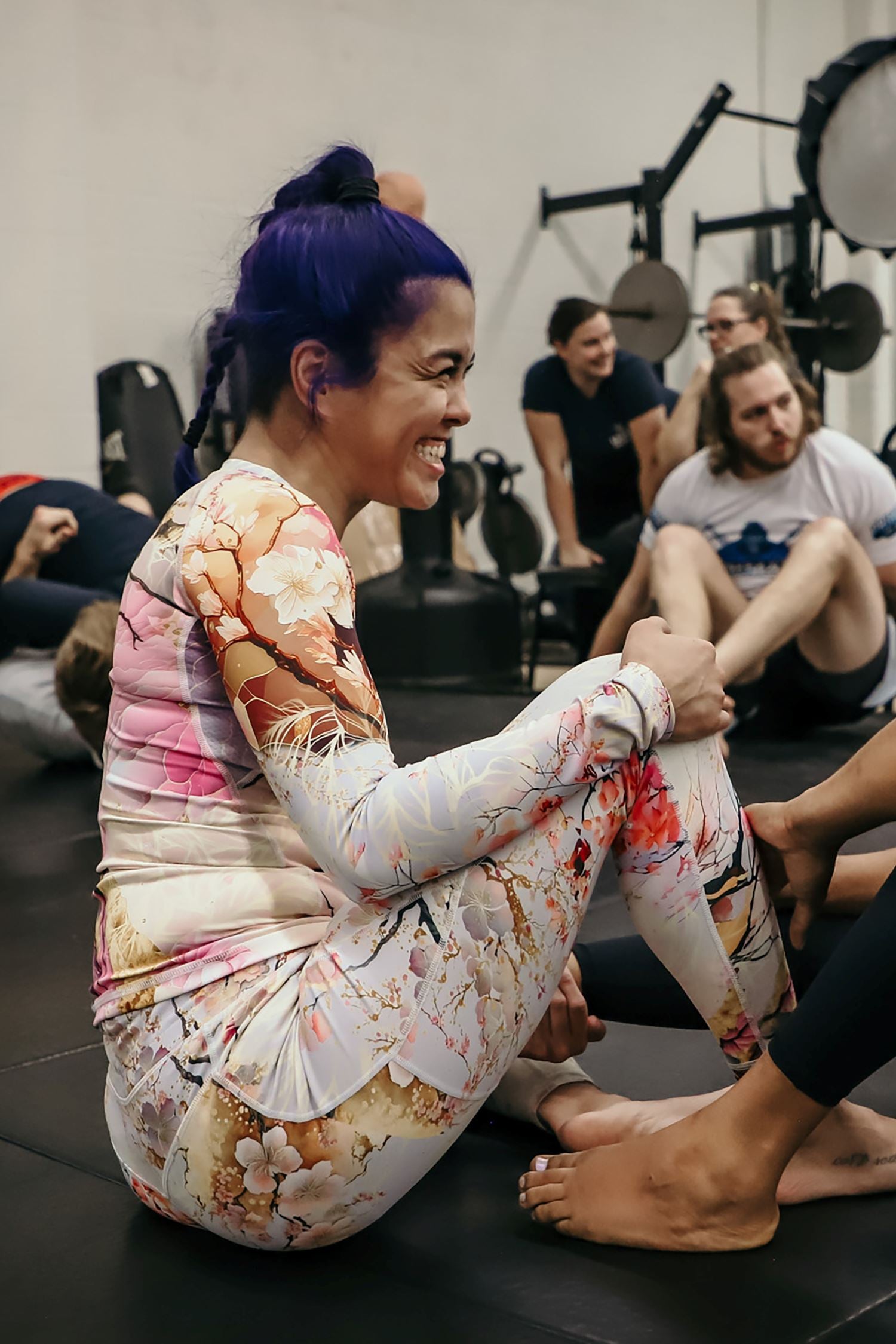 Women's Sakura Jiu Jitsu Rashguard - Long Sleeve、mySite、gigharbornorthrealestate