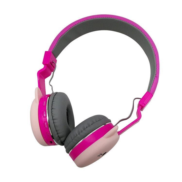 Animal Bluetooth Headphones 3D So CUTE! Pig, Cat, Rabbit Wireless Music or Gaming Headset Gaming for Mobile Phone MP3 PC*、mySite、g9winljtr