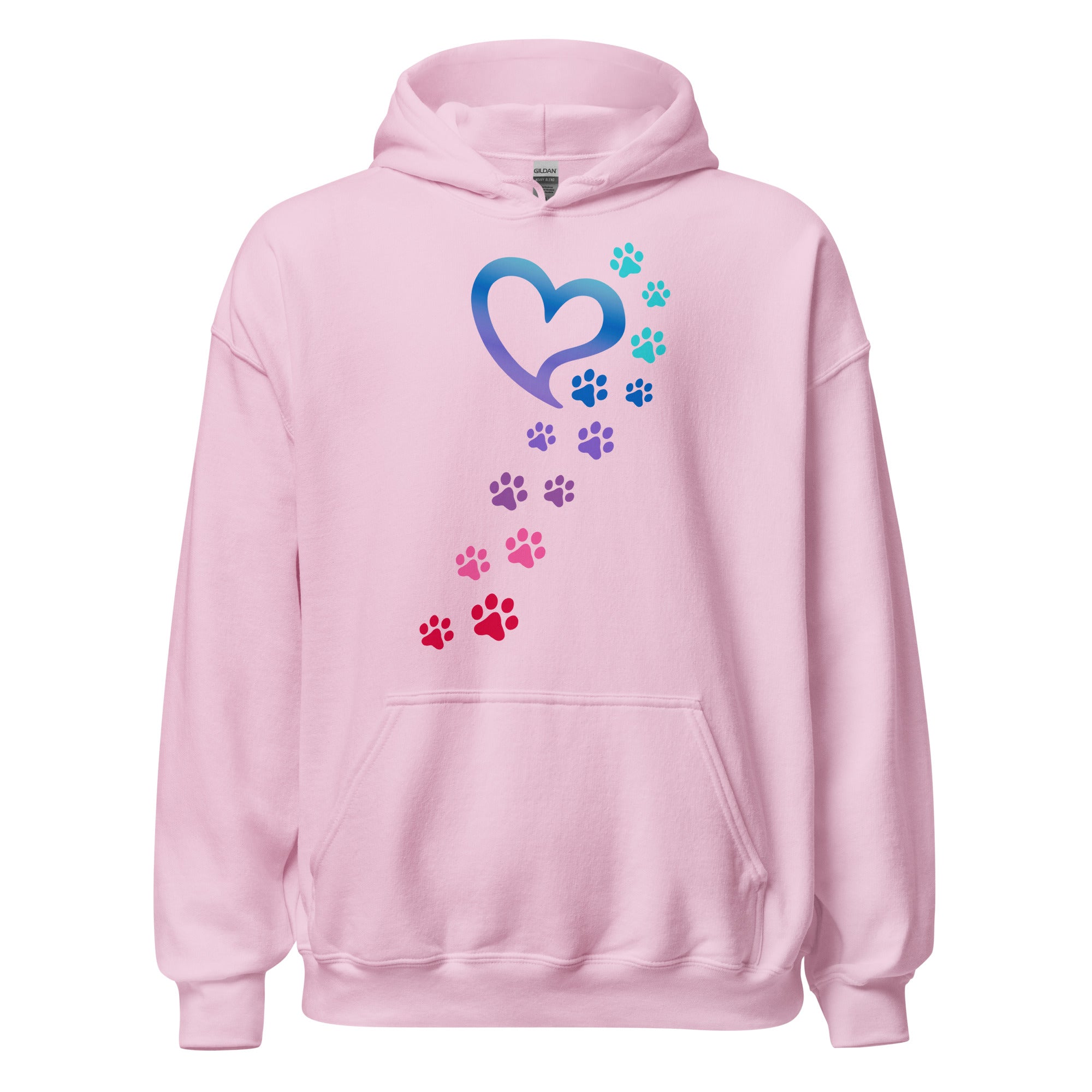Rainbow Paws To My Heart Hoodie、mySite、camillekostekn