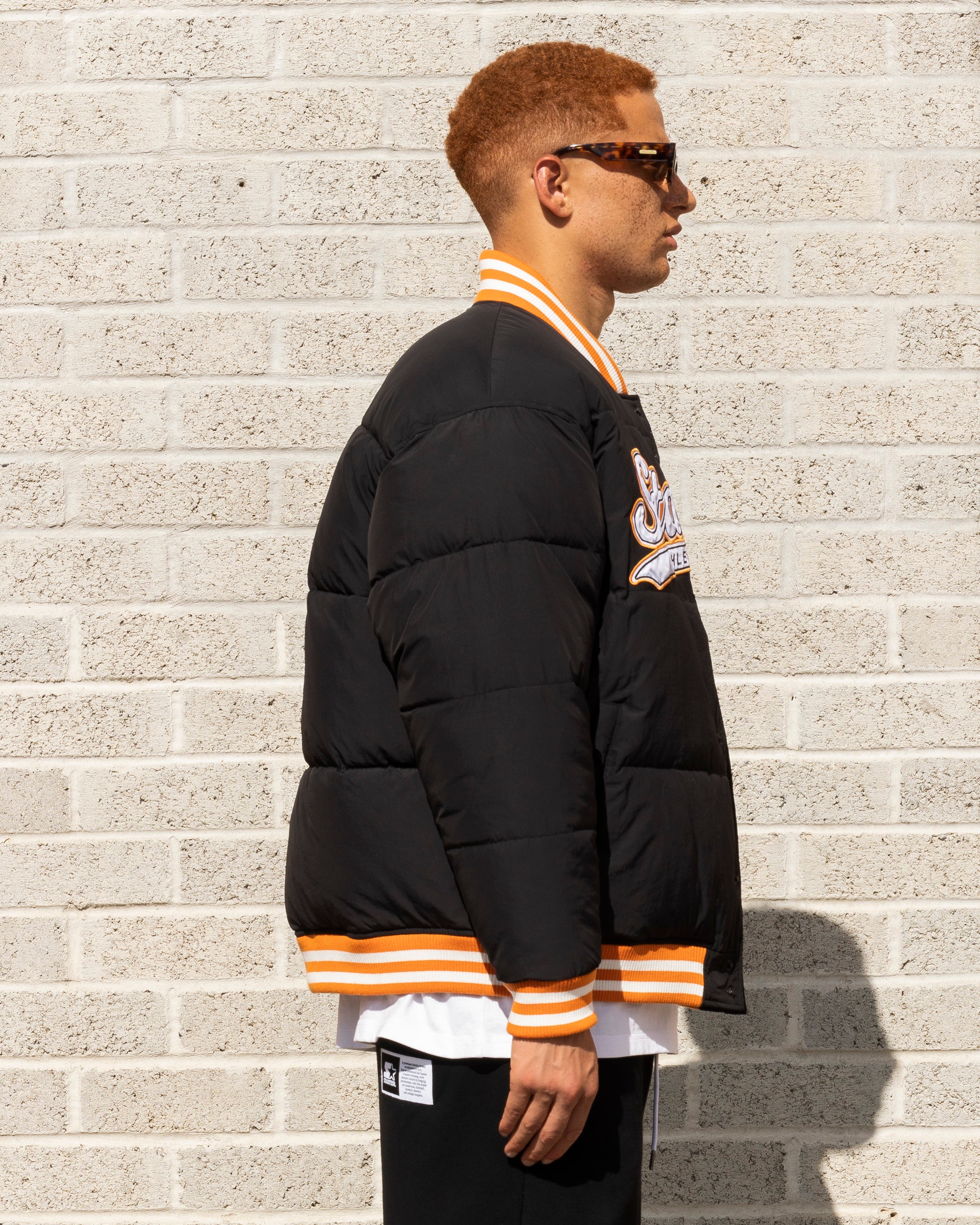 Starter Athletic Bomber Jacket Black、mySite、zt4zffjzw