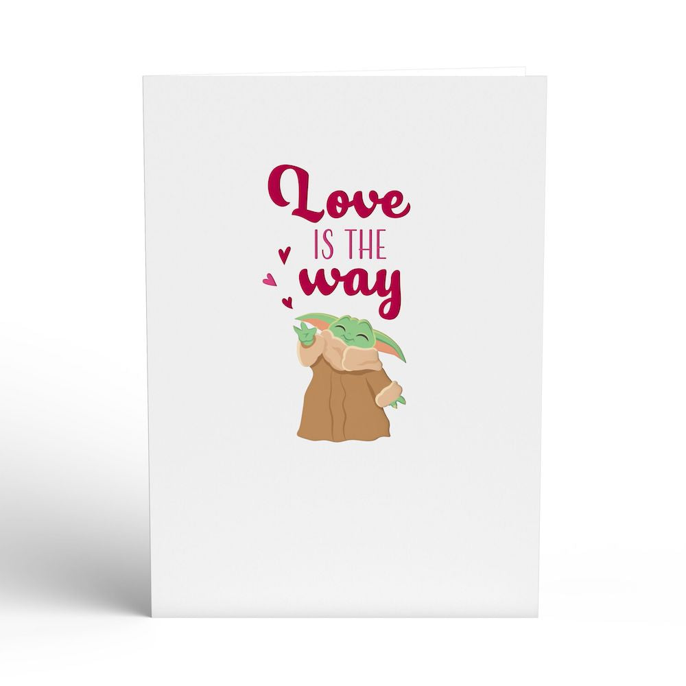 Star Wars™ The Mandalorian™ Grogu™ Love is the Way Pop-Up Card、mySite、solidvoid