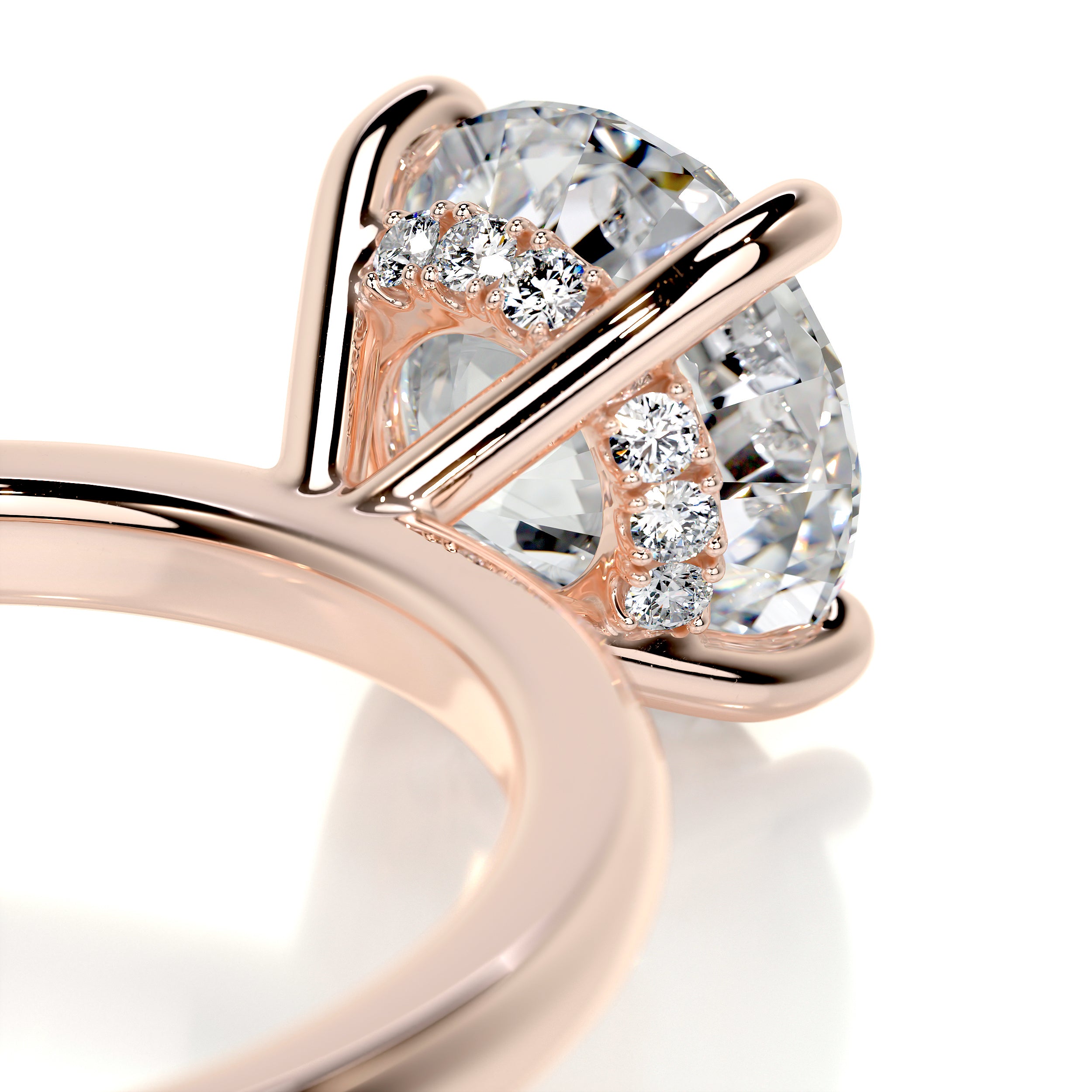 Cynthia Diamond Engagement Ring -14K Rose Gold、mySite、hinf8tx79