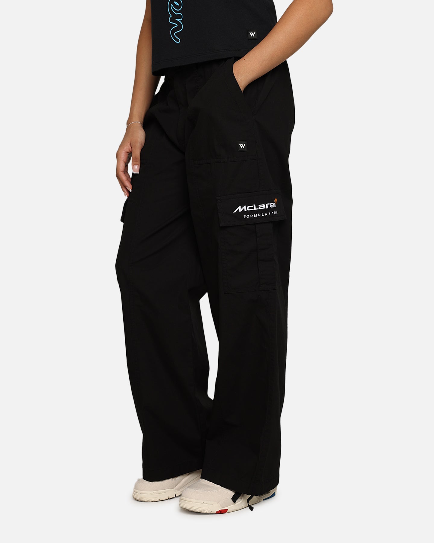 We Are The Wild Collective X McLaren Women's Cargo Pants Black、mySite、zt4zffjzw