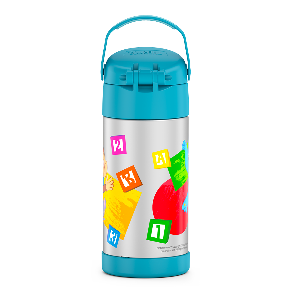 12oz FUNTAINER® WATER BOTTLE COCOMELON、mySite、noshort