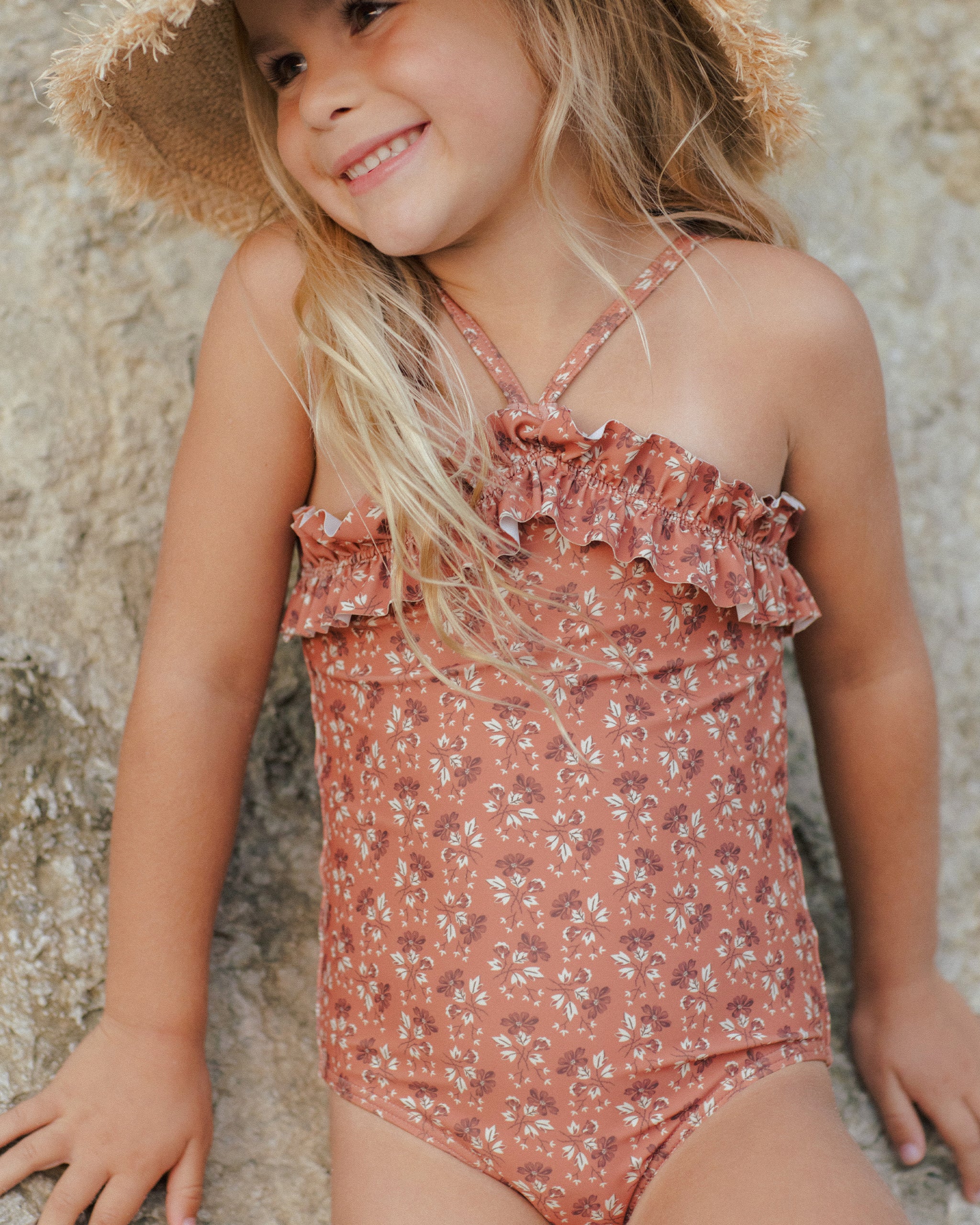  Rouched One-piece || Red Floral、mySite、layawaytickets