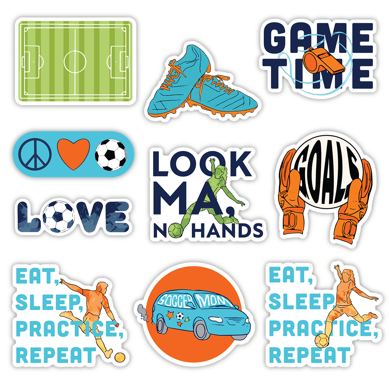  Soccer Is Life - 10 Pack、mySite、ghnorth