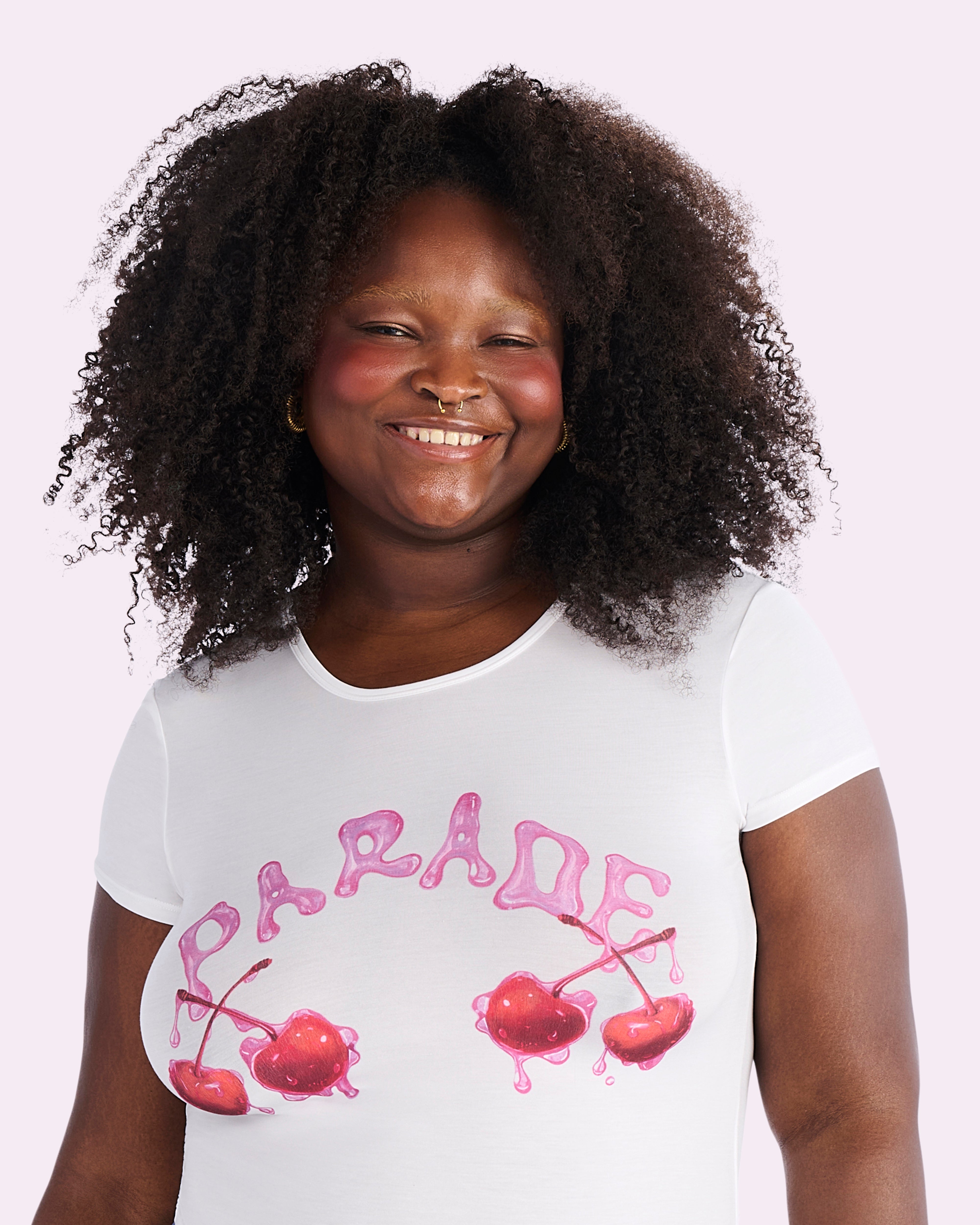 New:Cotton Graphic Baby Tee | New:Cotton (Wet Cherries)、mySite、bengalsvssteelers