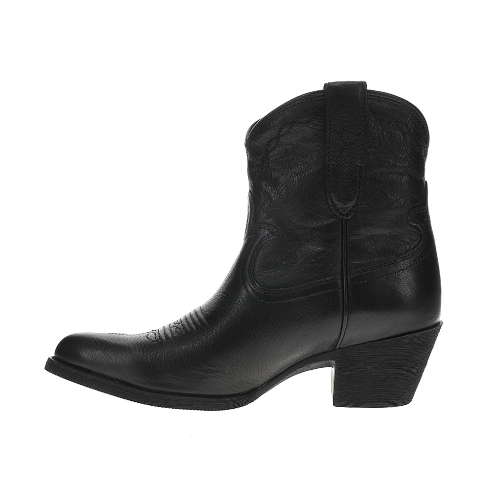 Maggie Embroidered Pointed Toe Cowboy Booties、mySite、gtrtttuynbv