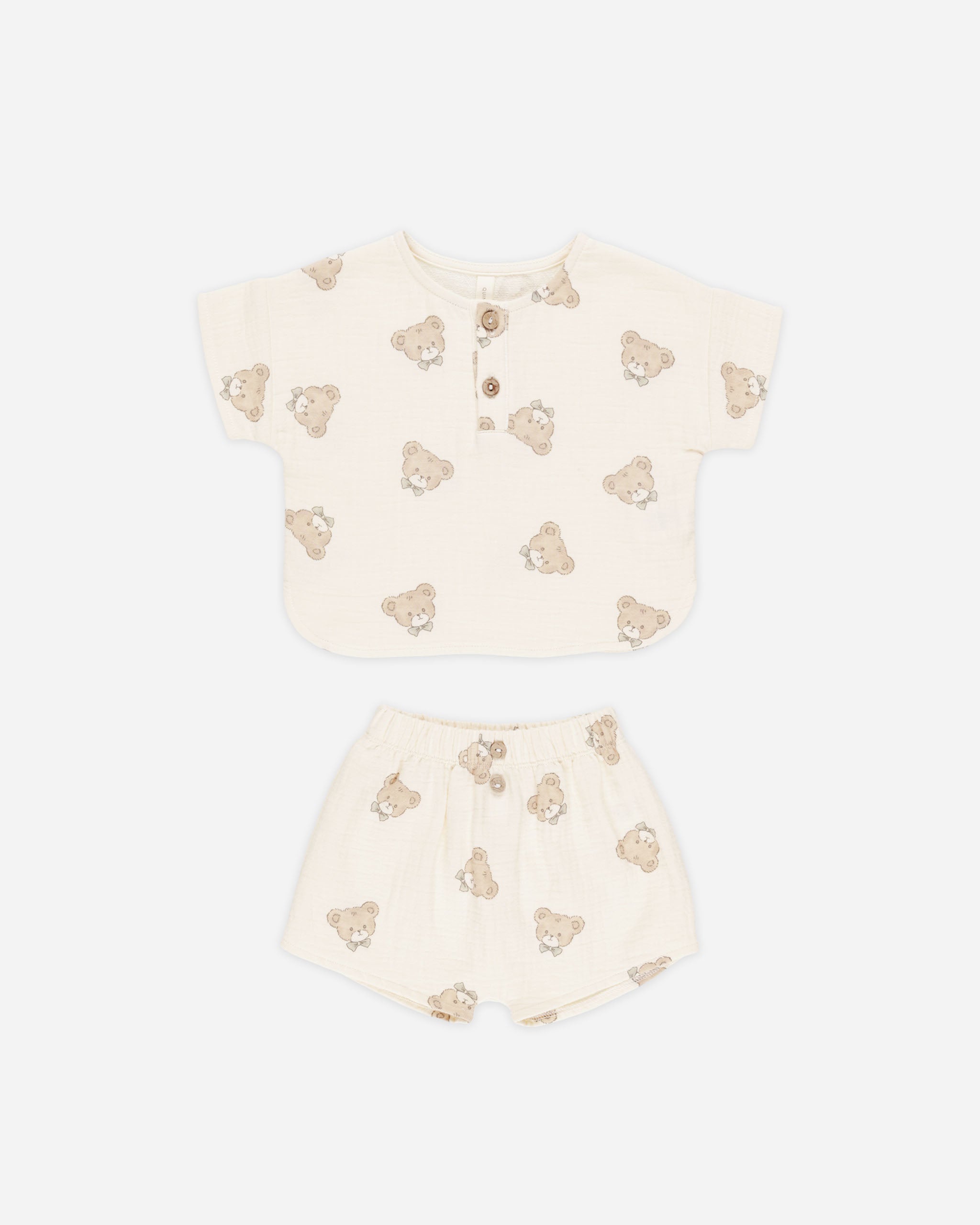  Woven Boxy Top + Short Set || Teddy、mySite、layawaytickets