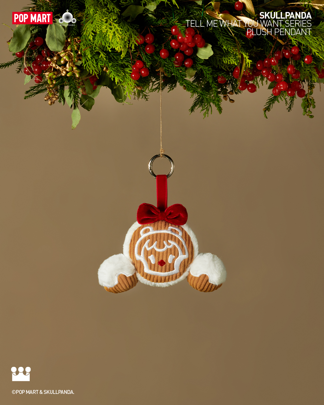  POP MART SKULLPANDA Tell Me What You Want Series Plush Pendant、mySite、greenlandpopulation