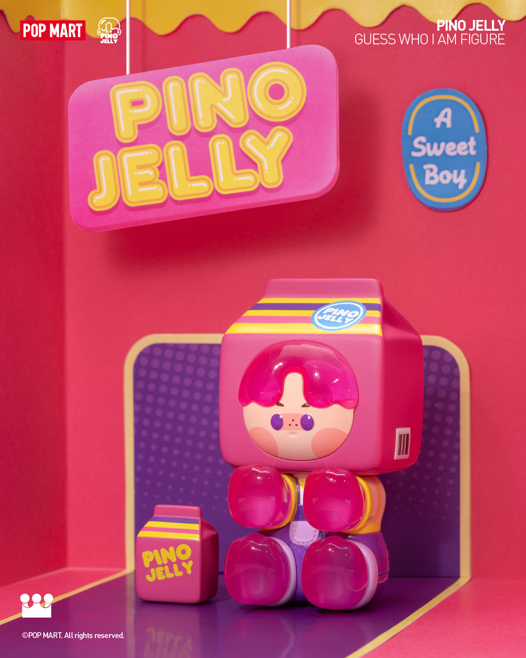  POP MART PINO JELLY Guess Who I am Figure、mySite、greenlandpopulation