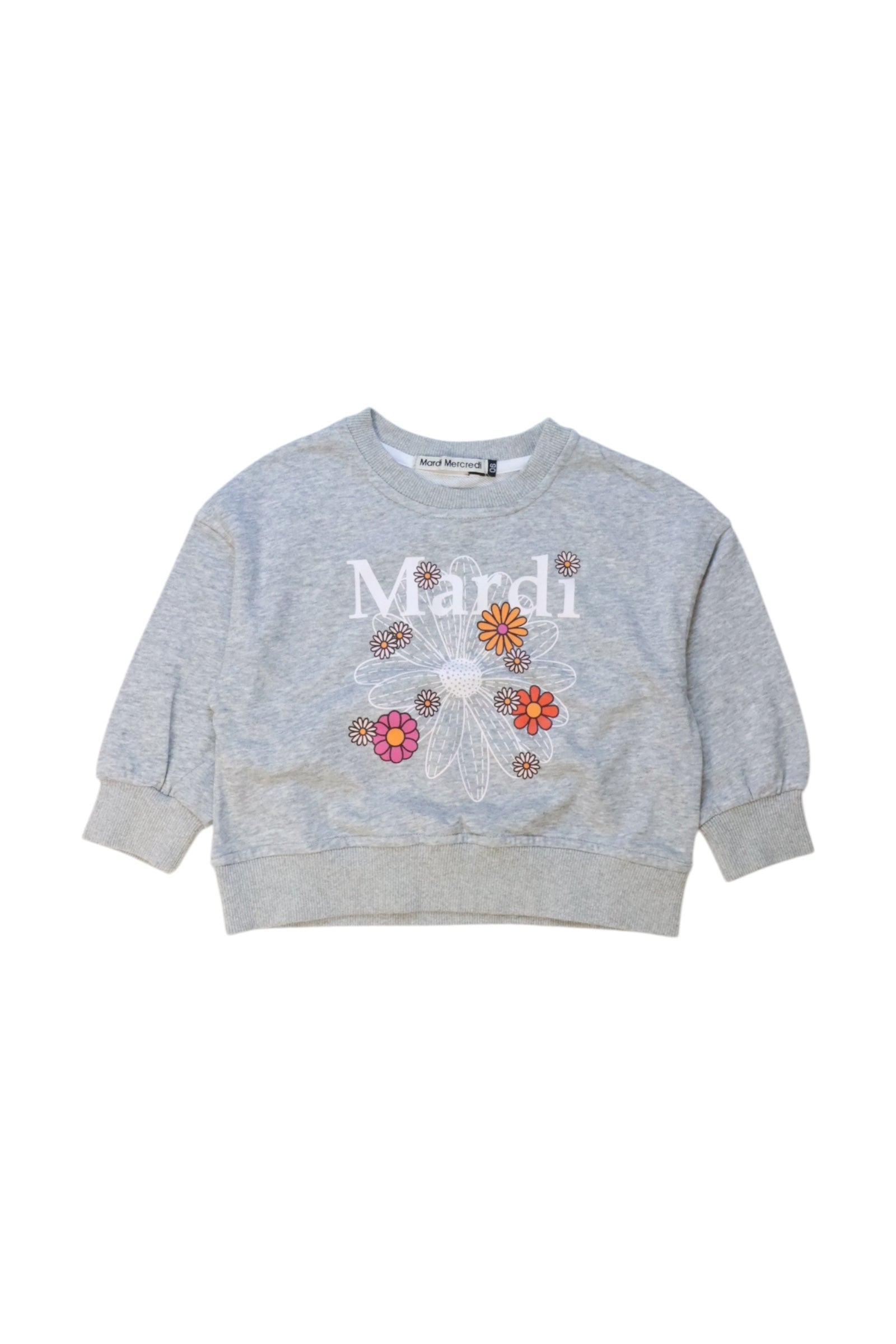 Mardi Mercredi Crewneck Sweatshirt 18-24M、mySite、g9winljtr