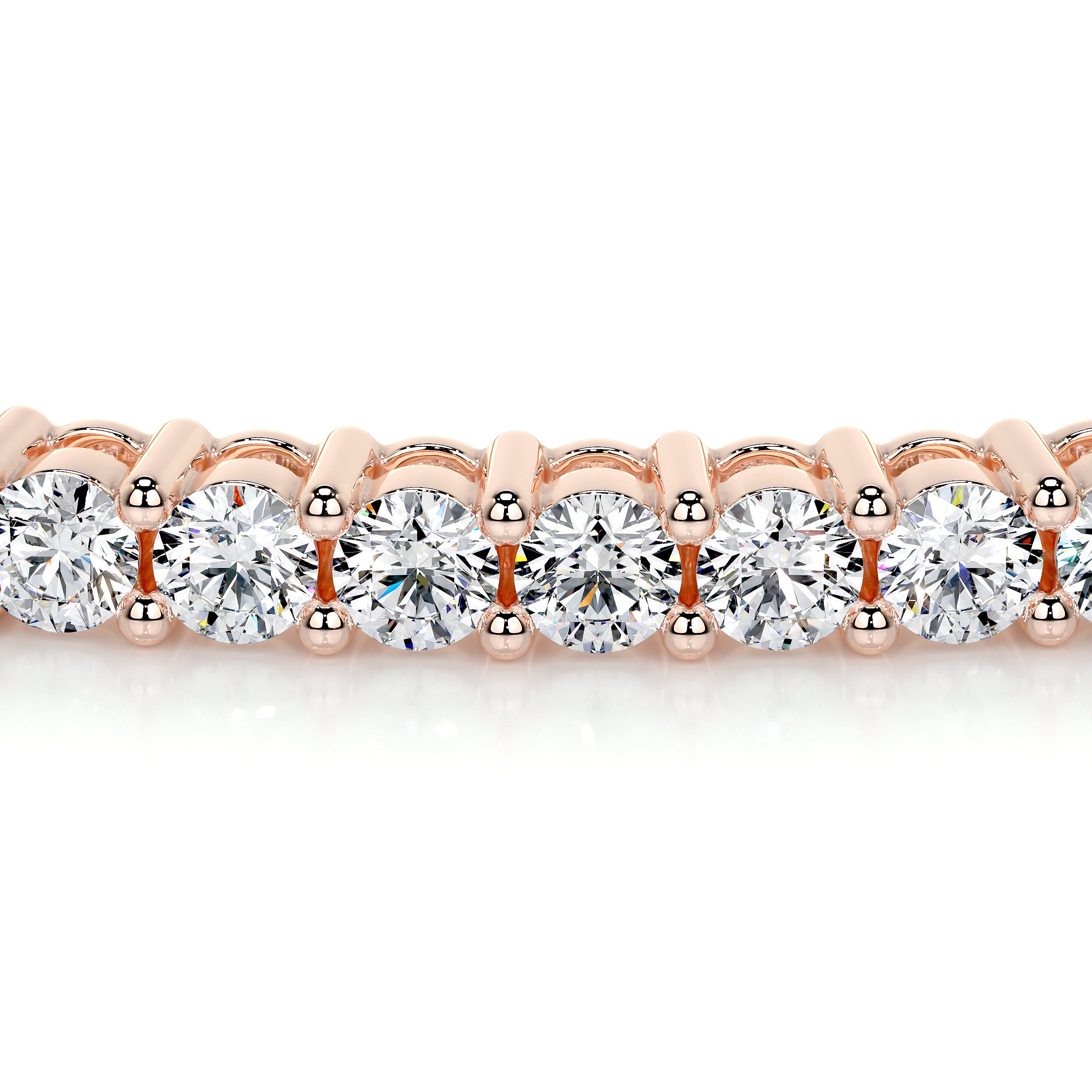 Karla Bangle Lab Grown Diamond Bracelet (2.5 Carat) -14K Rose Gold、mySite、hinf8tx79