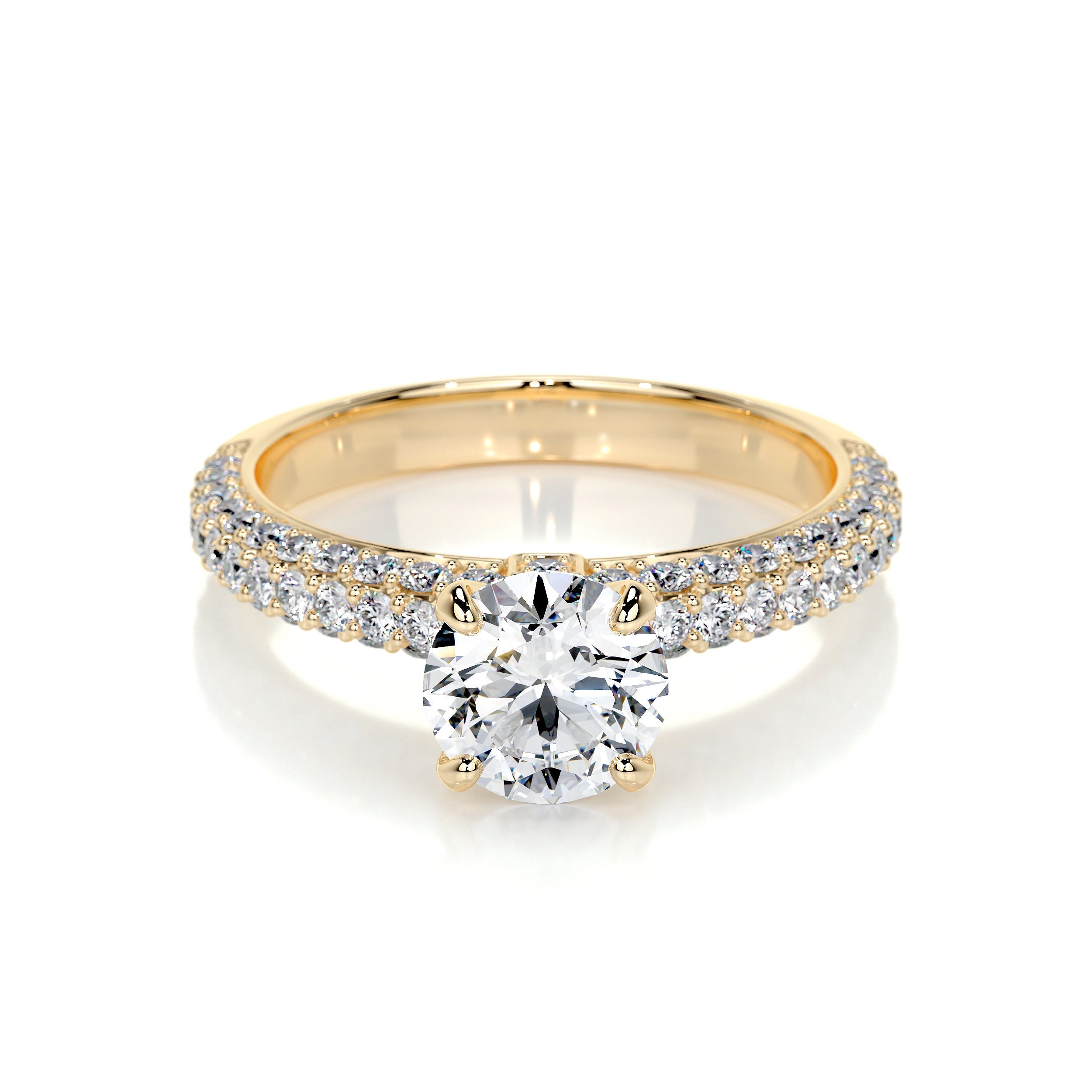 Lillian Lab Grown Diamond Ring -18K Yellow Gold、mySite、hinf8tx79
