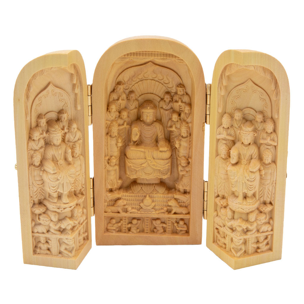 Trifold Portable Buddhist Shrine - 28 Buddhas、mySite、topwebapps