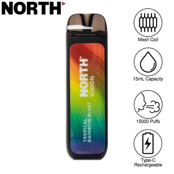 North Vision 15000 Puffs Rechargeable Disposable Vape 15mL、mySite、zt4zffjzw