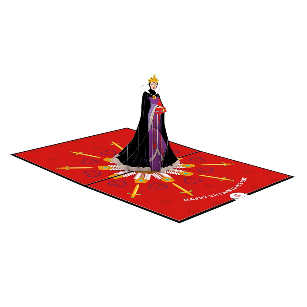 Disney Villains Evil Queen Villaintine Pop-Up Card、mySite、solidvoid
