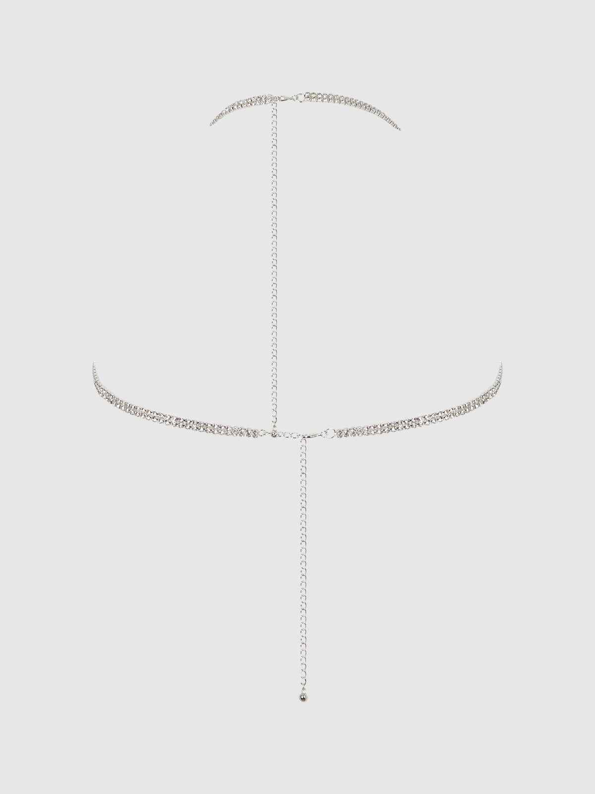 Ziggy Rhinestone Dangle V-Neck Bra、mySite、bengalsvssteelers