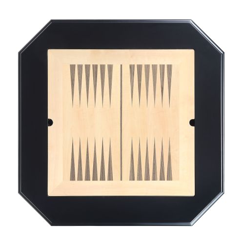 Bishop Cherry Finish Reversible Chess Checker Game Table w/Game Tray (Chess Fingures Not Included)、、casual