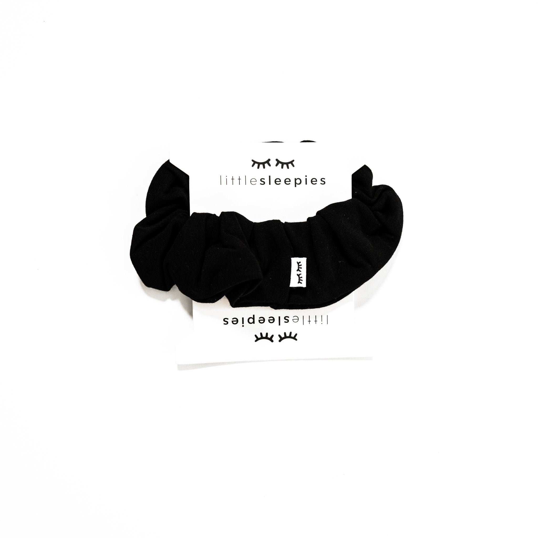 Adult Black Bamboo Viscose Scrunchie、mySite、g9winljtr