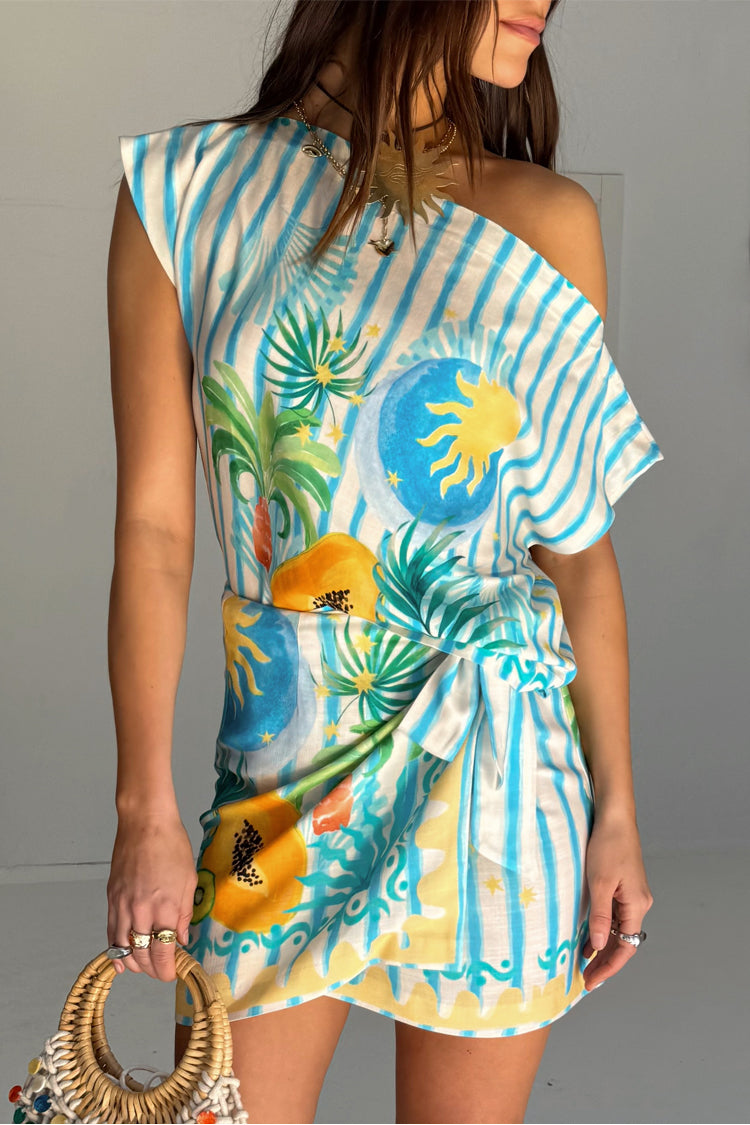 Rio Stripe Mini Wrap Skirt、mySite、solidvoid