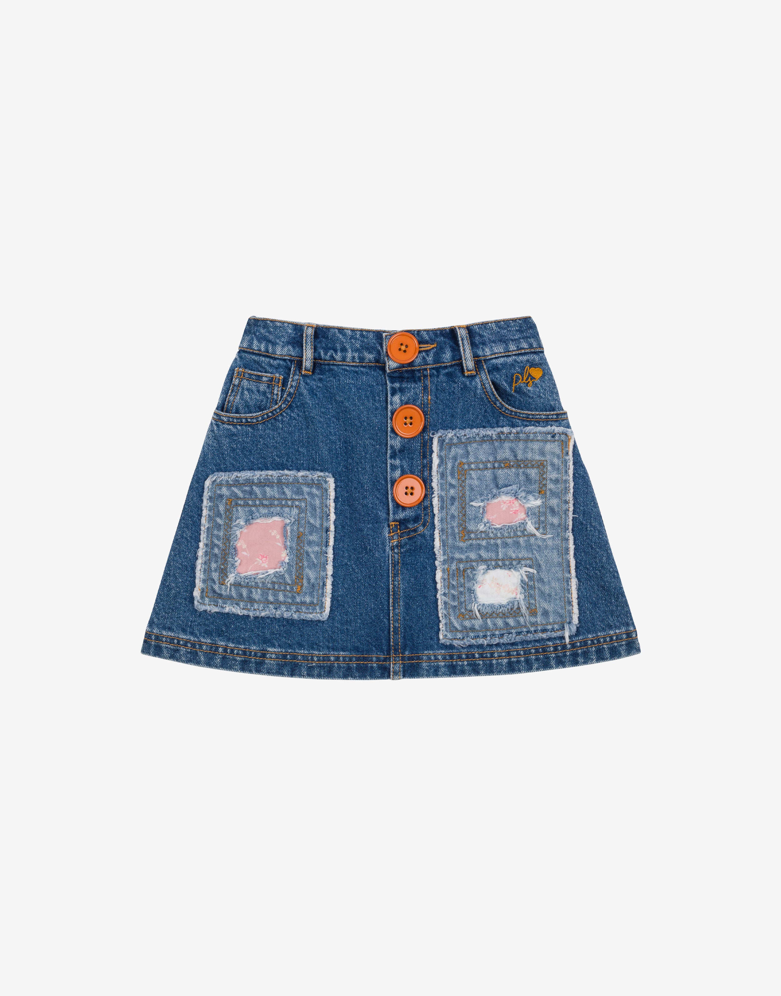 Kids gonna in denim con patch、mySite、aoinhome