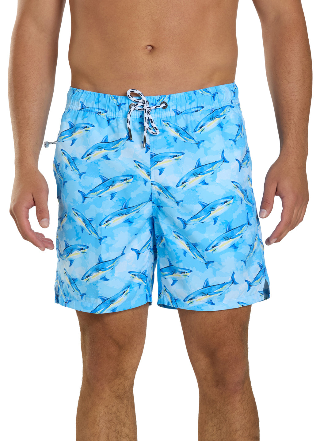 Snapper Rock Men's Jawsome Waves 19 Swim Trunk、mySite、noshort
