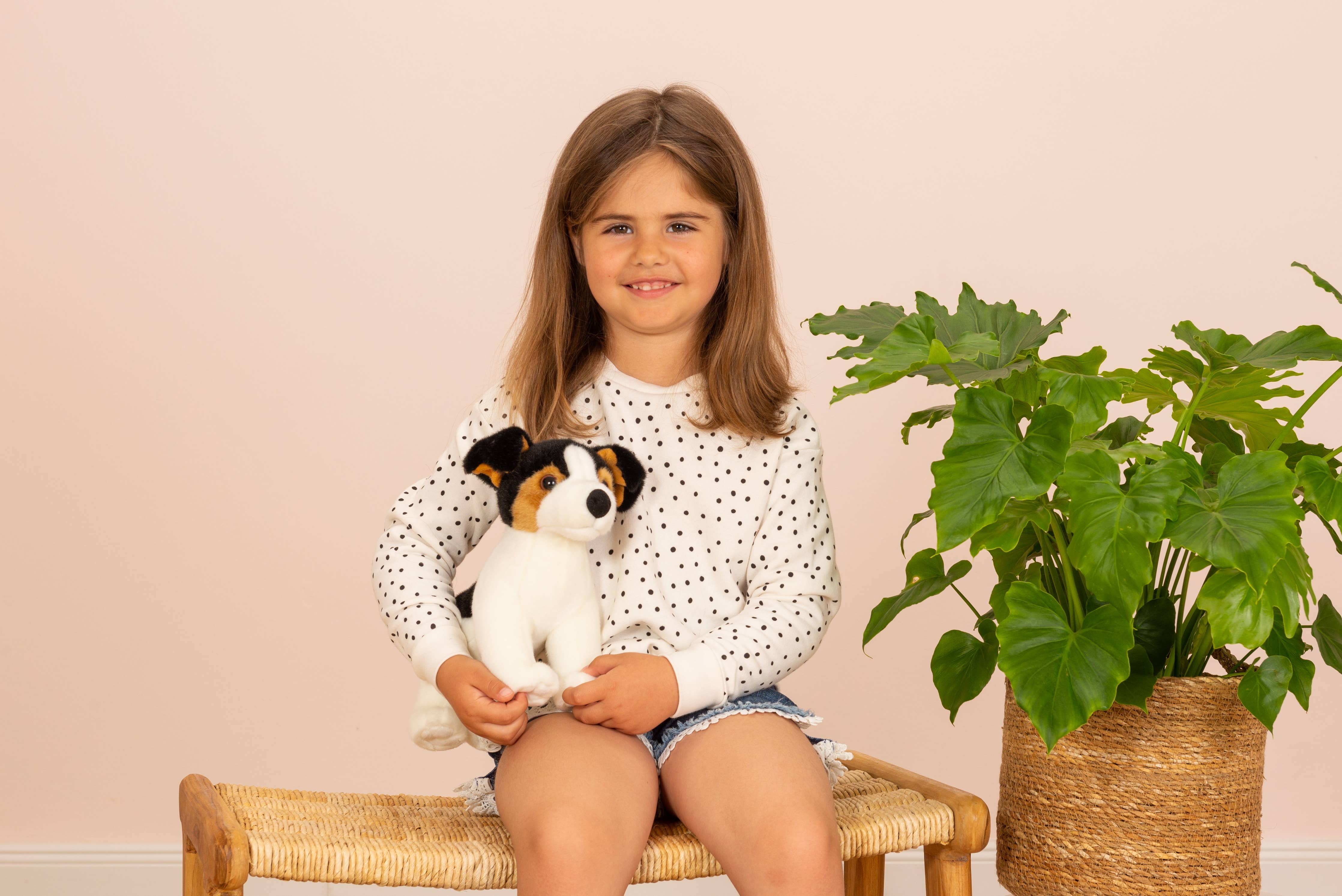 Jack Russell Terrier - plush soft toy by Teddy Hermann、mySite、g9winljtr