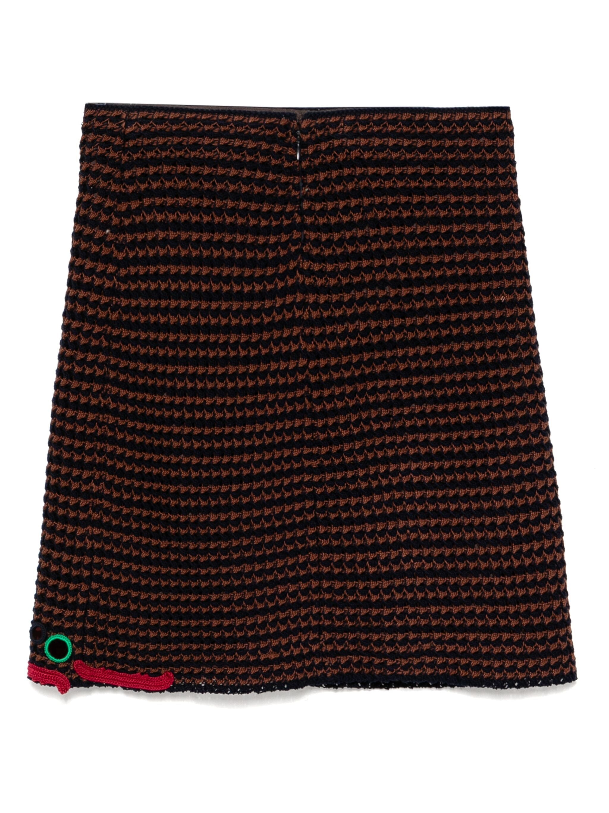 Spring 2005 Crochet Embellished Skirt Navy、mySite、garminoutage.com