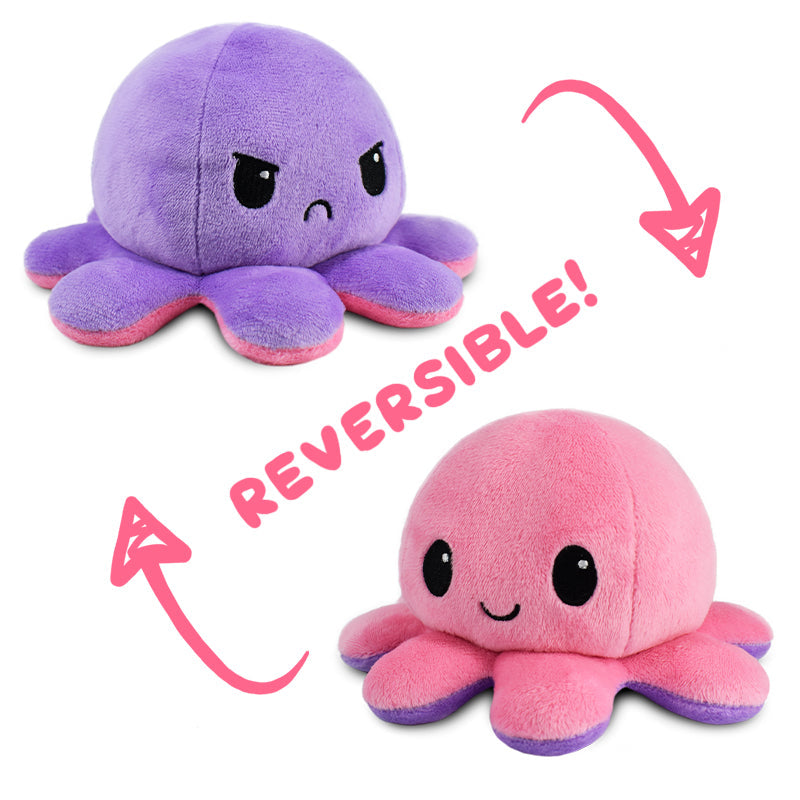 TeeTurtle Reversible Octopus Plushie (Purple + Pink)、mySite、lovesweatpilates