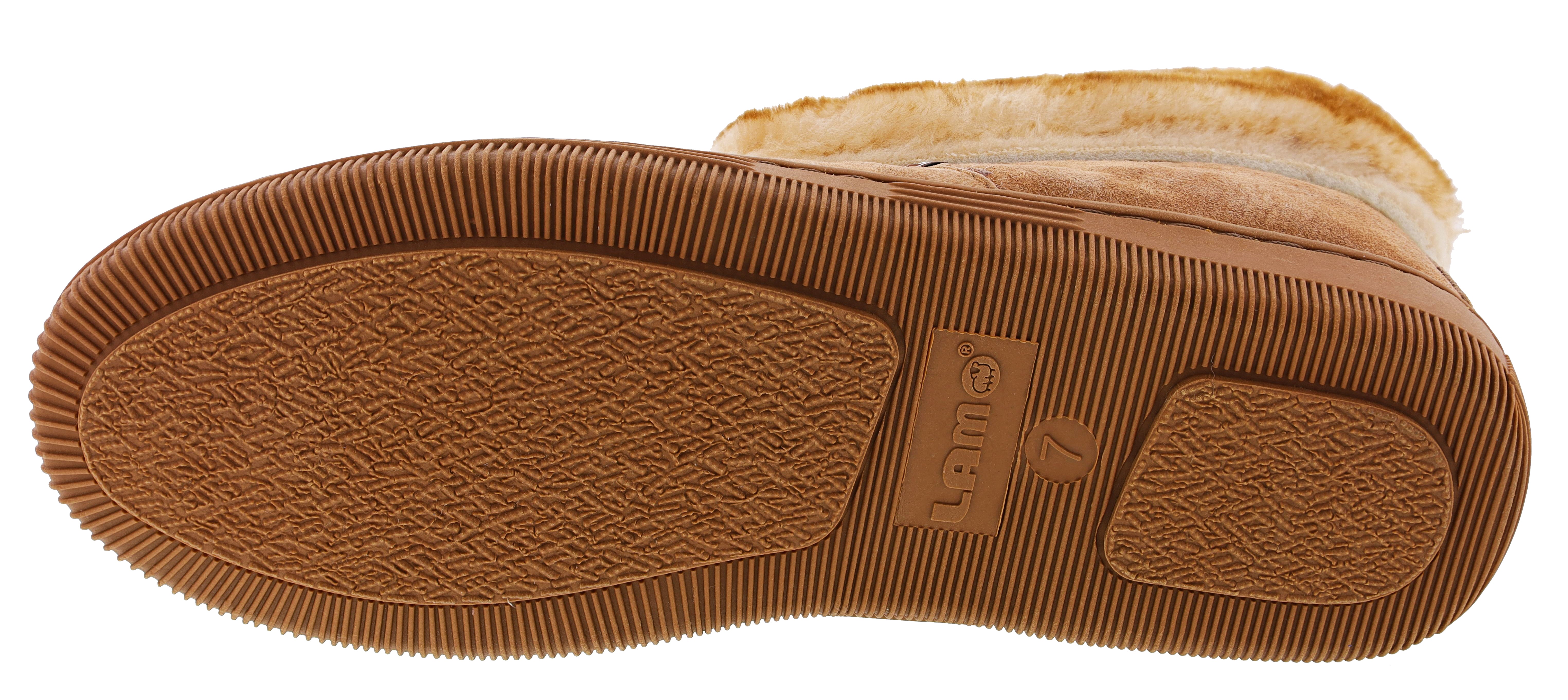 Lamo Lady's Lightweight Cozy Warm Moccasin Slip On Booties Womens、mySite、dreamappss