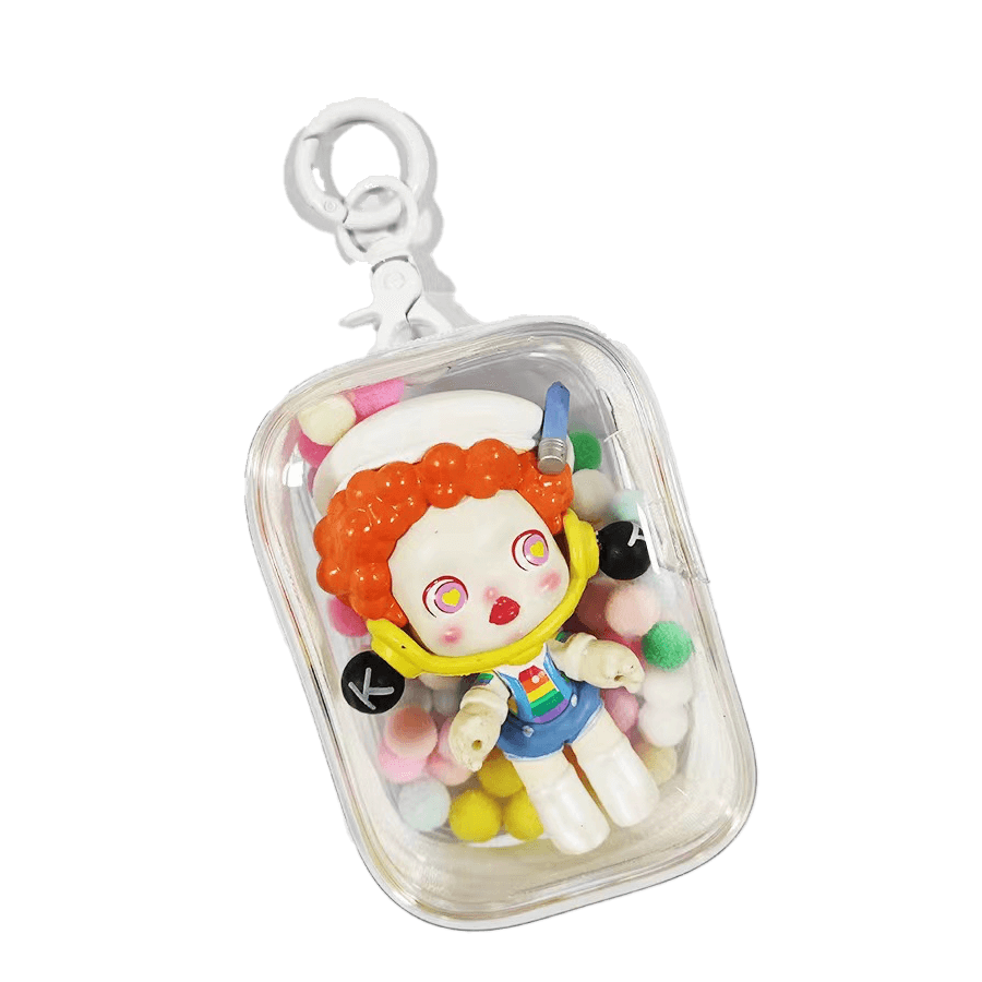  Display Bag for Pop Mart Figurines - Stylish PVC Storage for Blind Boxes | Waterproof & Fun Design、mySite、greenlandpopulation