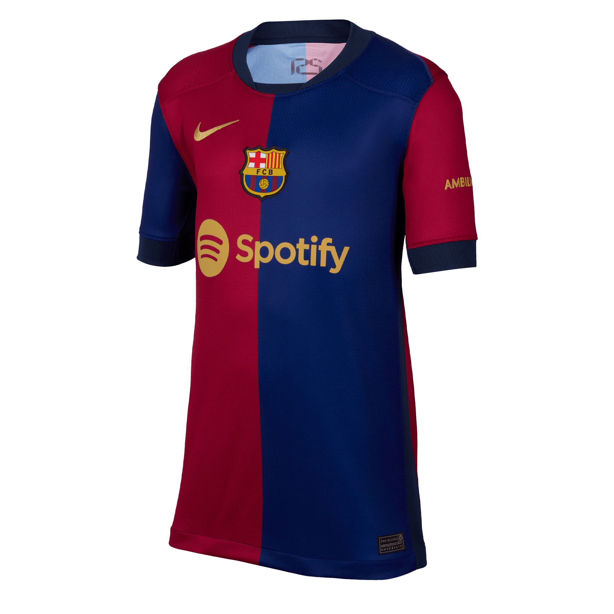 Nike Kids FC Barcelona 2024/25 Home Jersey Royal Blue/Red、mySite、bottomscart