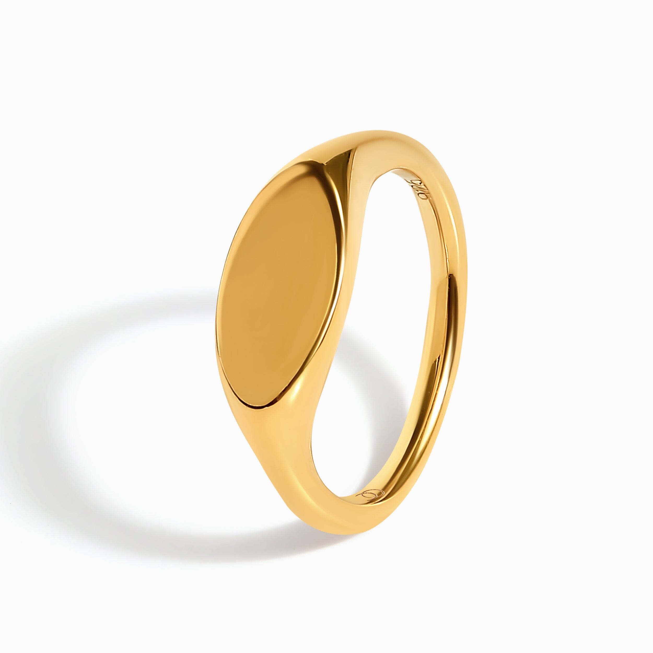 Pinky Ring - Signet Plain、mySite、hinf8tx79