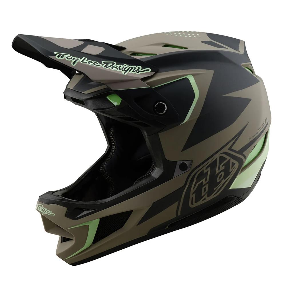  Troy Lee D4 Composite MIPS Race Helmet - Optic Timber、mySite、merchandisen