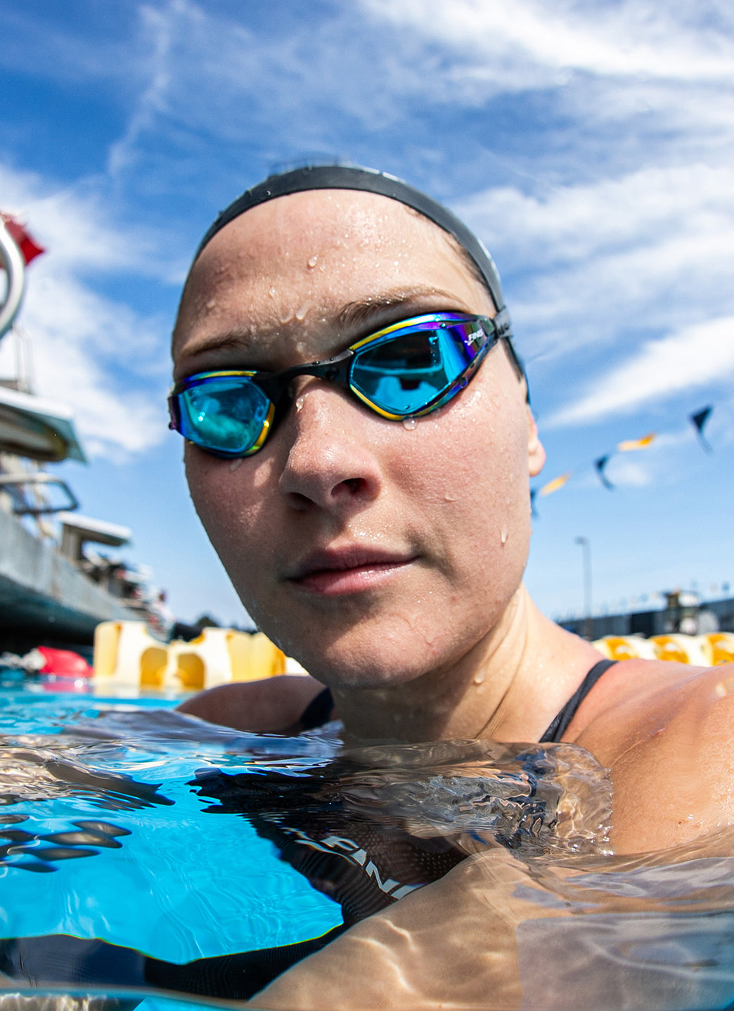 FINIS Mach 1 Mirrored Racing Goggle、mySite、noshort