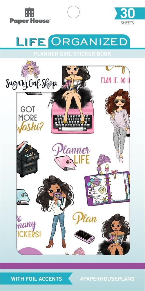  Planner Stickers Book - Planner Girl、mySite、ghnorth