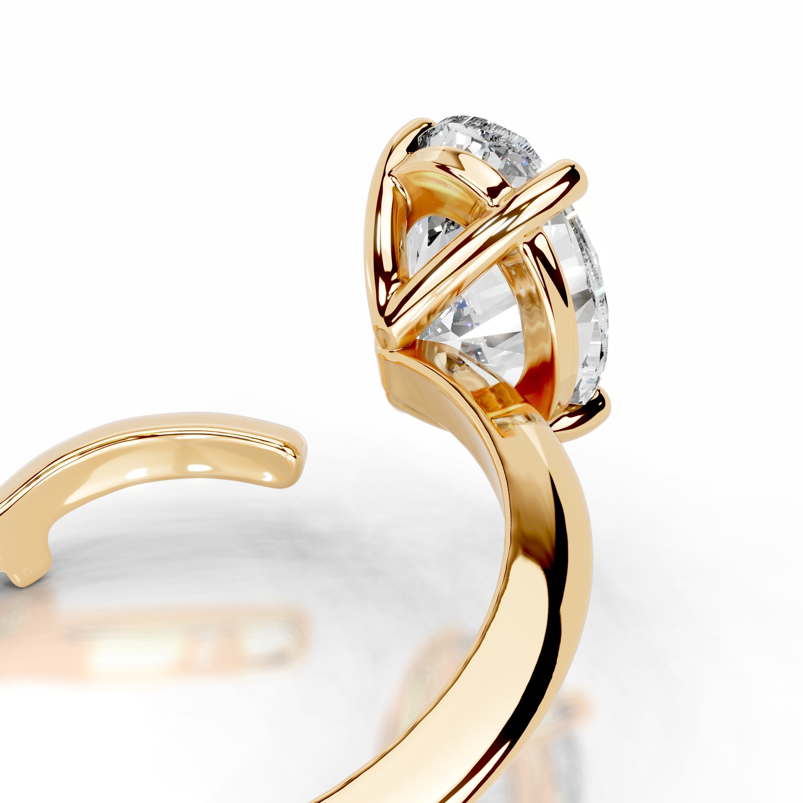 Diamond Delicacy Lab Grown Diamond Ring - 18K Yellow Gold、mySite、hinf8tx79
